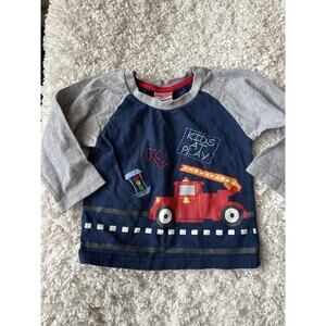 Snugabye Basic Boys Sz. 24 Month Long Sleeved “ Kids At Play” Construction Zone